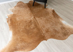 (Rare) Palomino Cowhide Rug (Size: 250 X 210 CM) CHR2054