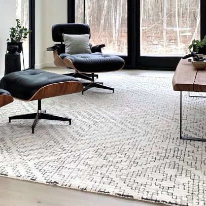 Natural Wool Rugs Hand-Tufted