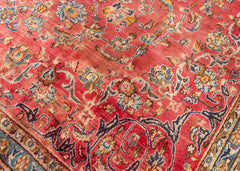 Vintage Mashad Hand-Knotted Wool Persian Rug (Size: 210 X 320 CM)
