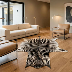 Genuine Zebra Hide Rug – A Grade Burchell’s Zebra Skin
