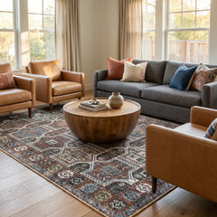 Extra Large Washable Floor Rug in NZ Living Room