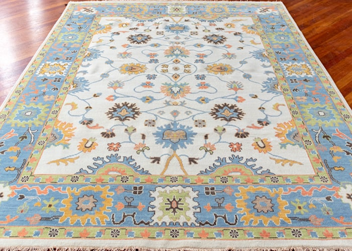 Oriental Heritage Bhadohi Hand-Knotted Wool Indian Rug