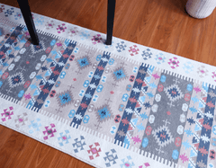 Multi-Colour Tribal Runner Rug