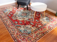 Multi-Colour Vintage Area Rug